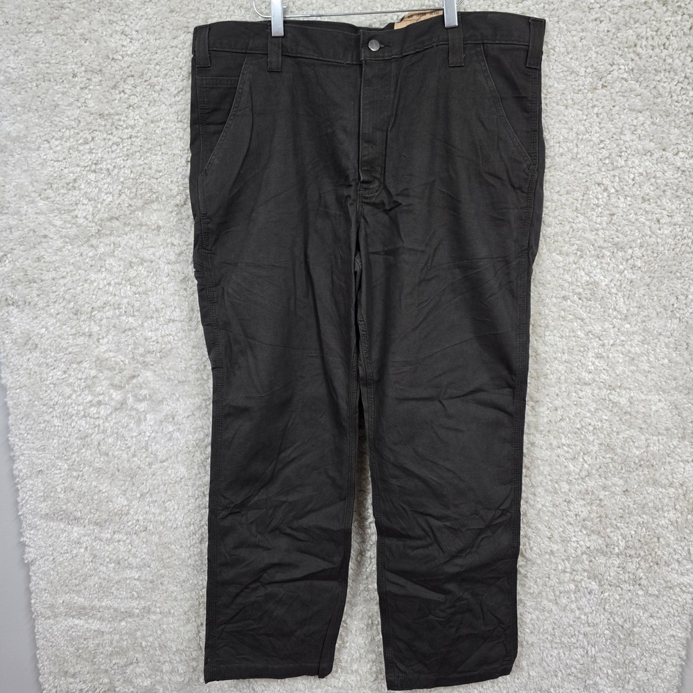 Carhartt Rugged Flex Rigby Dungaree Mens 38x30‎ Brown Relaxed Fit Workwear Pants